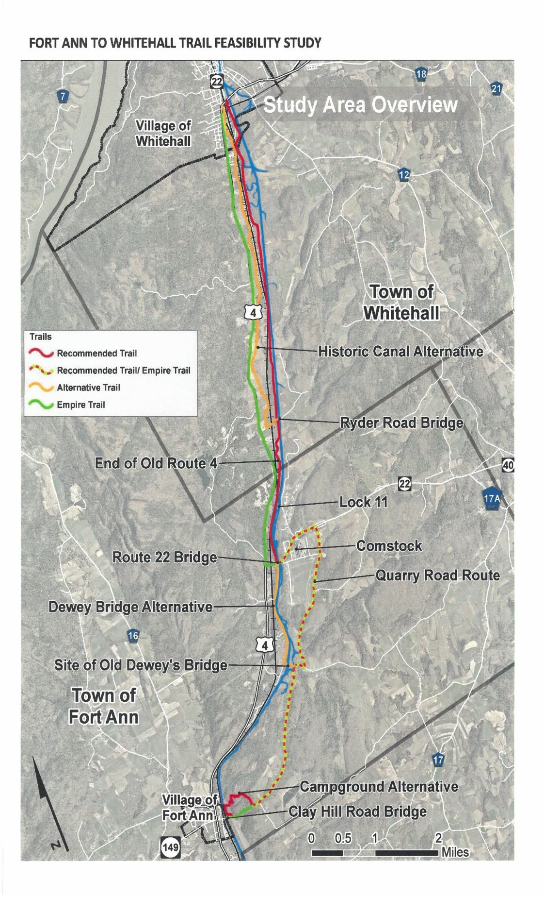 Canal trail feasibility study